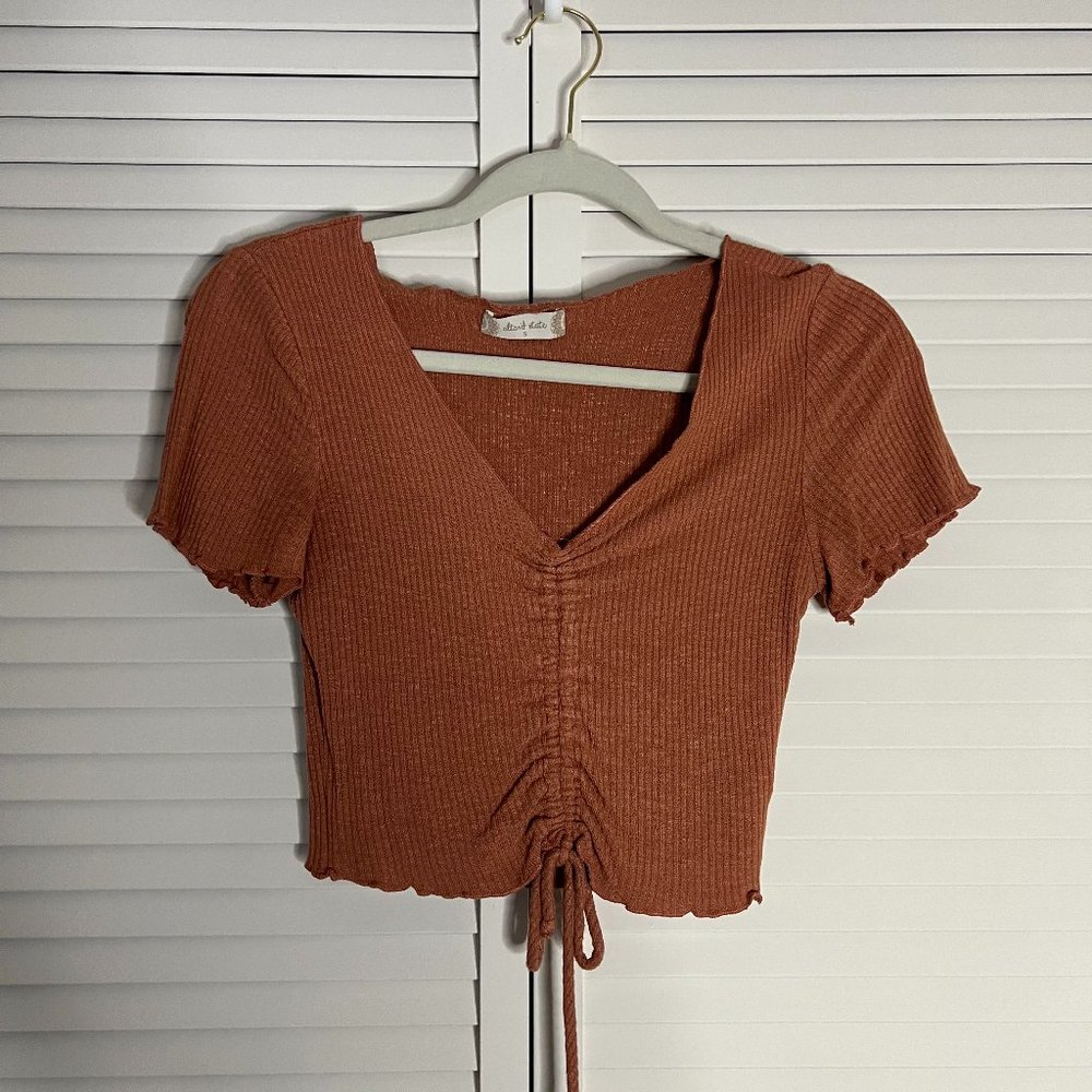 Alter'd State Brown Crop Top